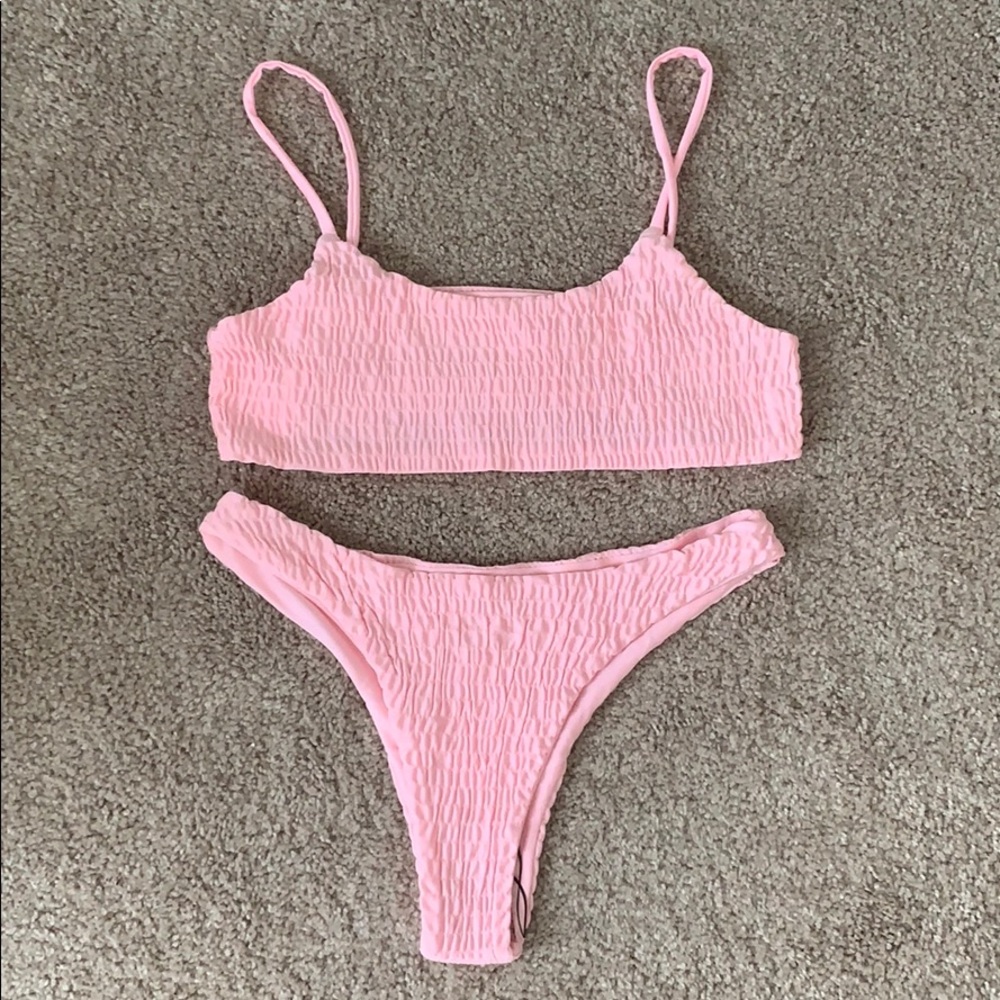 Pink bikini